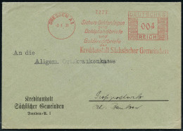 DRESDEN A1/ Sichere Geldanlagen/ Sind/ Goldpfandbriefe/ U./ Goldkreditbriefe/ Der Kreditanstalt Sächs.Gemeinden 1935 (2. - Altri & Non Classificati