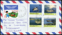 NEUSEELAND 1976 (Vulkan)-Inseln, Kompl. Satz , Dabei Vulkaninsel "White Island" U.a. ,rs. Blauer RZ: WARKWORTH, Übersee- - Volcans