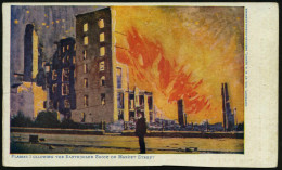 U.S.A. 1907 Color-Ak.: San Francisco, Earthquake Shock On Market Street (Feuer Durch Erdbeben) Ungebr. (Hearst-Verlag) - - Volcans