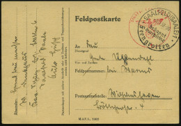 SAALFELD (SAALE)1/ Bekannt/ Durch Seine/ Feengrotten 1939 (5.11.) HWSt + Roter 1K-HdN: Schützen Ers. Btl. 6 Klar Gest. F - Other & Unclassified