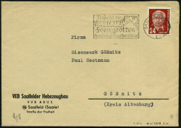 SAALFELD (SAALE)/ 1/ G/ ..Feengrotten/ Naturfarbige Tropfsteinhöhlen 1953 (21.8.) Dekorativer MWSt = Tropfstein-Höhle (m - Other & Unclassified