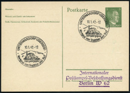 UNTERMAXDORF (ISERGEB)/ Jsergebirgsglas/ Wertglas.. 1941 (27.5.) Seltener HWSt = Glashütte Klar Gest. Inl.-Karte (Bo.1 , - Verres & Vitraux