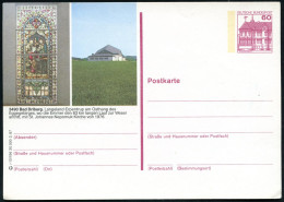 B.R.D. 1987/94 8 Verschiedene BiP 60 Pf. Burgen (1), 60 Pf. Bavaria (6) U. 80 Pf. Bauwerke (1) Mit Verschiedenen Glas-Mo - Verres & Vitraux