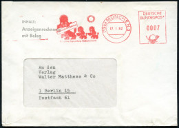 (13b) MÜNCHEN 3/ Süddeutsche Zeitung.. 1962 (17.1.) AFS Postalia = 3 Pudel Apportieren "Süddeutsche Zeitung" , Rs. Abs.- - Dogs