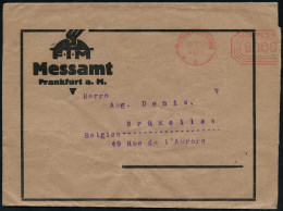 FRANKFURT (MAIN)/ *1II/ DEUTSCHES REICH 1923 (30.8.) PFS Achteck 8000 Mk. + Rs. Blaues Label: Ausfuhrfrei!.. Außenhandel - Andere