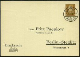 LEIPZG 1/ A/ Meßplatz 1930 (5.9.) SSt Auf PP 3 Pf. Ebert (F. Paeplow, Mi.PP 106/B 12-03) Glasklar Gest. Inl.-Karte (Bo.7 - Otros