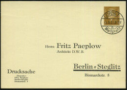 LEIPZG 1/ A/ Meßplatz 1930 (5.9.) SSt Auf PP 3 Pf. Ebert (F. Paeplow, Mi.PP 106/B 12-03) Glasklar Gest. Inl.-Karte (Bo.7 - Autres
