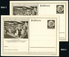 Leipzig Messestadt 1935 6 Pf. BiP Hindenbg., Braun: Messehaus Für Haus- U. Küchengeräte, Leipz. Herbstmesse 1935.. , Bil - Sonstige