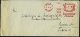 BERLIN-/ CHARLOTTENBURG 9/ REICHS-/ GASTWIRTS-/ MESSE/ 23.-27.MÄRZ 1930/ Ausstellungs-,Messe-..Amt 1930 (17.2.) Seltener - Otros