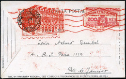 BRASILIEN 1936 (7.11.) 200 Rs. "9. Internat. Mustermesse Rio", EF M. Entspr. Roten MaWSt: RIO DE JANEIRO/FEIRA DE AMOSTR - Autres