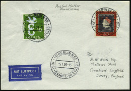 (1) BERLIN N 65/ IUSY-CAMP 1.-10.7. 1959 (5.7.) SSt = International Union Of Socialist Youth (= Sozialist. Jugend-Union) - Autres & Non Classés