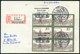 54 KOBLENZ/ Narrenzunft/ Gelb-/ Rot../ Fahrbares/ Sonderpostamt 1971 (21.2.) FaWSt = Eule Mit Narrenkappe (etc. U. Mobil - Carnaval