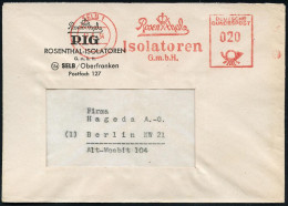 SELB 1/ Rosenthal/ Isolatoren/ GmbH 1954 (März) AFS = Firmen-Signet Auf Motivgl. Firmen-Bf.: RIG ROSENTHAL-ISOLATOREN..  - Porcelaine