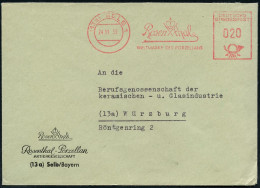 (13a) SELB 1/ Rosenthal/ WELTMARKE DES PORZELLANS 1959 (24.11.) AFS (Firmen-Logo) Motivgl. Firmen-Bf. (Dü.E-23CO) - KERA - Porzellan