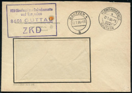 8601 GUTTA/ ZKD/ VEB Oberlausitzer Rohschamotte/ U.Tongruben 1966 (22.1.) Viol. ZKD-Ra.4 + 2K: KLEINSAUBERNITZ/a/über/BA - Porzellan