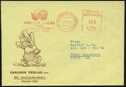 (24 A) HAMBURG-WANDSBEK 1/ CARLSEN VERLAG.. 1964 (28.9.) AFS Postalia = 2 Lesende Kinder Auf Reklame-Bf. CARLSEN VERLAG  - Sonstige & Ohne Zuordnung