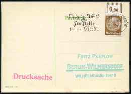 STARGARD I.POM. 1935 (14.6.) Seltener MWSt Auf Inl.-Karte (Bo.S 177 A, Nur In 6 Orten Verwendet) - KIND / KLEINKIND / KI - Otros & Sin Clasificación