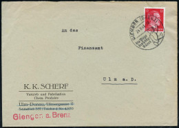 GIENGEN (BRENZ)/ Die Wiege/ Des Teddy-/ Bären 1943 (24.9.) HWSt = Teddy-Bär Auf Firmen-Bf.: K.K. SCHERF..Ulm (ausgelager - Unclassified