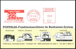 8504 Stein 1984 (18.6.) AFS.: VORFÜHRSTEMPEL/POSTALIA/F/Faber-Castell/22 Jahre Jung/A.W.Faber-Castel GmbH.. , Seltene Po - Other