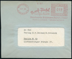 WUPPERTAL-/ ELBERFELD 1/ Storch-Pinsel/ Machen Freude!/ Storchwerke../ Storchpinselfabrik-Schablo-nenfabrik 1934 (8.1.)  - Otros