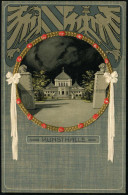 Nürnberg 1906 PP 5 Pf. Wappen, Grün: KUNSTHALLE (in Roter Rosenranke) Ungebr. (Frech.PP 15 /C 107-07) - KUNSTMUSEEN / GA - Musées