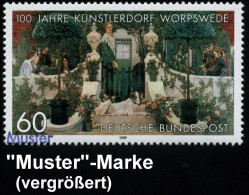 B.R.D. 1989 (Juli) 60 Pf. "100 Jahre Künstlerdorf Worpswede" = Gemälde "Der Sommerabend" V. Heinr. Vogeler Mit Amtl. Han - Other & Unclassified