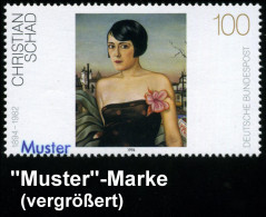 B.R.D. 1994 (Aug.) "Deutsche Malerei 20. Jahrhundert", Kompl. Satz = 100 Pf. Christian Schad ("Maika"), 200 Pf. E. Hecke - Other & Unclassified