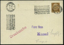 WUPPERTAL-ELBERFELD 1/ R/ Reichswettstreit/ DER DEUTSCHEN/ Mundartdichter/ Der Goldene Spatz 1939 (5.6.) MWSt = Wappen M - Other