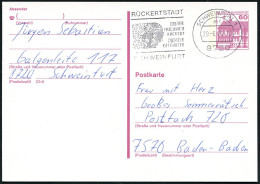 8720 SCHWEINFURT 1/ Mf/ RÜCKERTSTADT/ 1788-1988/ FRIEDR./ RÜCKERT.. 1988 MWSt = Kopfprofil Rückert = Autor, Orientalist, - Schrijvers