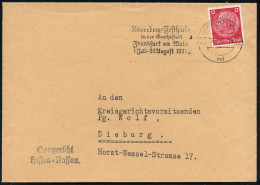 FRANKFURT (MAIN) 1/ Md/ Römerberg-Festspiele/ In D.Goethestadt/ ..1.Juli - 31.Aug. 1937 (3.6.) MWSt + Viol. Abs.-2L:  G  - Schriftsteller