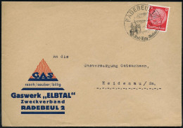RADEBEUL 1/ Karl-May-Museum 1939 (4.5.) HWSt = Old Shatterhand U. Winnetou (zu Pfer Vor Villa "Bärenfett") Klar Gest. Fi - Ecrivains