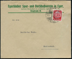 EGER/ Sudeten-/ Deutsche/ Schiller-Festspiele/ Befreiungs Festspiele 1939 (3.8.) HWSt (Kaiserburg) Auf Firmen-Bf.: Egerl - Writers