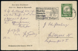 STUTTGART 9/ B/ Weihnachtsmärchen/ Meck Der/ Himmels-/ Schneider/ Staatstheater.. 1935 (17.12.) Seltener MWSt (Mann U. K - Ecrivains