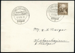 STUTTGART-BAD CANNSTATT/ Schaefers/ Märchenstadt/ Liliput/ A 1938 (22.9.) Seltener SSt Klar Auf Inl.-Karte (Bo.79) - MÄR - Circus