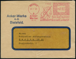 BIELEFELD/ 2/ Anker/ Werke/ AG/ Kein Kopfrechnen!/ Die Anker-Kasse Macht's Automatisch 1932 (21.7.) Seltener U. Dekorati - Autres