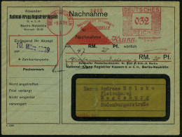 BERLIN-NEUKÖLLN/ Besichtigen Sie Unsere/ NEUEN MODELLE/ National-Krupp/ Registrier-Kassen/ GmbH 1939 (9.3.) AFS 032 Pf.  - Informatique