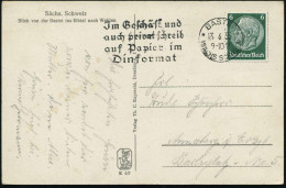 BASTEI/ *(SÄCHS SCHWEIZ)*/ Jm Geschäft U./ Auch Privat Schreib/ Auf Papier Im/ Dinformat 1935 (13.6.) Sehr Seltener MWSt - Sonstige