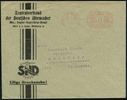 HALLE(SAALE)8/ II/ DEUTSCHES REICH/ 60M 1923 (21.7) Infla-PFS 60 Mk. "Achteck" Auf Illustriertem Vordr.Bf.: Zentralverba - Horloges