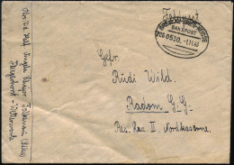 Falkenau/ Schles. 1943 (1.11.) Bahn-Oval.: BRESLAU - BRIEG - NEISSE/BAHNPOST/ZUG 0530. + Hs. Abs.: "Falkenau.. Fliegerho - Climat & Météorologie