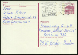 509 LEVERKUSEN 1/ Mc/ 5.LEVERKUSENER/ JAZZ TAGE.. 1984 (30.8.) MWSt A. Bedarfs-Kt. (Bo.61 A) - JAZZ / POPULÄRE MUSIK / B - Music