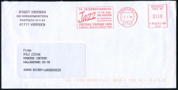 41747 VIERSEN 1/ F70 1684/ 13.INTERNAT./ Jazz/ ..FESTIVAL..1999 1999 (2.7.) AFS Postalia  "DEUTSCHE POST AG" Klar Auf Ko - Musik