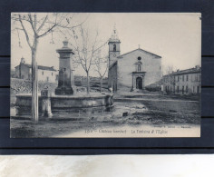 Marseille - Chateau-Gombert - La Fontaine Et L'église.( édit. E.Lacour ). - Quartieri Nord, Le Merlan, Saint Antoine