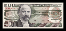 México 500 Pesos 1984 Pick 79b Serie EK Sc Unc - Mexico
