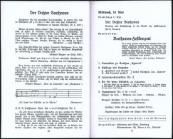 Detmold 1937 Orig. Programm-Broschüre "Richard-Wagner-Festwoche 1937" Detmold (Titel: Faksimiles V. Beethoven U. R.Wagne - Musik