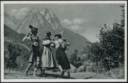 MITTENWALD (KARWENDELGEB)/ A/ SONNE/ LICHT/ LUFT.. 1938 (8.8.) Seltener MWSt = Geige (u. Ort Mit Alpen) Klar Gest. S/w.- - Musik