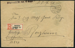 DEUTSCHES REICH 1918 (25.10.) 1K-Brücke: K. D. Feldpoststation/* Nr. 30 * + Gez. RZ: Deutsche/Feldpost 30 + Schw. 1L: Kr - Medicine