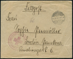 DT.MILITÄR-MISSION TÜRKEI 1917 (29.12.) Zweisprachiger 1K: FELDPOST/MIL MIS/KONSTANTINOPEL/** + Rotviol. 3K-HdN: DEUTSCH - Medicine