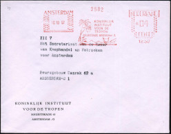 NIEDERLANDE 1957 (24.5.) AFS Francotyp: AMSTERDAM/1230/KONINKLIJK/INSTITUUT/VOOR DE/TROPEN.. (indones. Landschaft Mit Pa - Geneeskunde