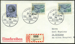 2 HAMBURG 36/ F A B 70 1970 (12.6.) SSt (Kreuz) = Fachausst. Für Anstalts-Bedarf + Sonder-RZ: 2 Hamburg 36/ F A B (NEZ-K - Médecine