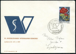 JUGOSLAWIEN 1976 (25.3.) SSt.: Ljubljana/IV. Kongres Letermajev In Vet. Tehnikovjugoslavija = IV. Jugosl. Veterinär-Kong - Medicina
